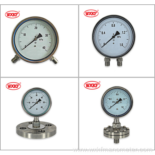 150mm various measuring range diaphragm pressure gauges